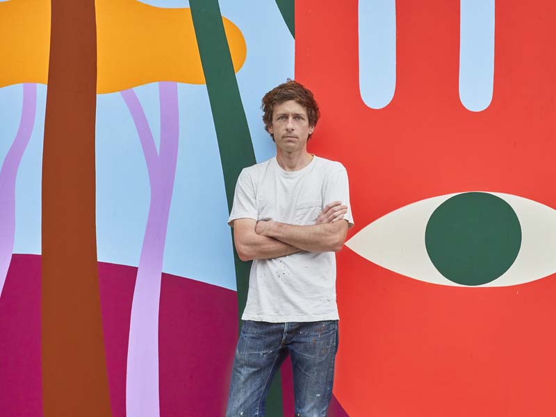 Luckylefthand designs a mural for Louis Vuitton – ART IS ALIVE